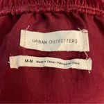 Urban Outfitters  Maroon Off Shoulders Ruffle Accent Top M Casual Fall Classic Photo 2
