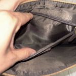 Ralph Lauren Womens Lauren By  Vintage Leather Wool Messenger Bag Photo 7