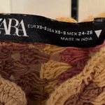 ZARA knit tank top granny square festival crochet boho size xs-s Photo 3
