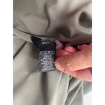 EXPRESS Vtg 90s  Wrap Dress Sz 3/4 Olive Midi Y2k Grunge Minimal Prep Forest Work Photo 10