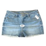 Old Navy  OG Straight Light Wash 3" Ins Jean Cut Off Shorts 6 Yuppie Casual NWT‎ Photo 4