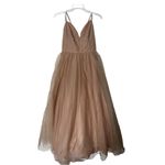 Jules & Cleo lace up glitter tule ball gown ROSEGOLD SIZE 18 Gold Photo 1