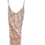Olivaceous Anthropologies ethereal lavender & pink tie dye wrap maxi tank dress Photo 1