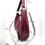 Coach 🔥🎁NWT! NOMAD Burnished Leather Hobo Handbag Black Cherry Msrp:$495.00 Photo 2