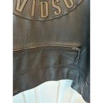 Harley Davidson women’s black leather jacket size xl 100% leather Photo 6