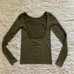 Free People  Low-Back Seamless Long Sleeve Top Photo 1