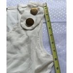 Adele & May Women’s Short Sleeve Top Size Medium Cream White Gold Summer Spring Photo 5