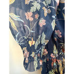 Current Air  Boho Floral Maxi Dress Navy Size S Photo 4
