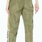 Calvin Klein Performance Pearlescent Nylon Track Pants Army Green L Photo 9