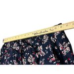 Torrid  Sz 0 Plus Floral Crop Pants‎ Blue Capri Boho Whimsy Sport Romantic Artsy Photo 5