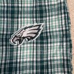 NFL Philadelphia Eagles Plaid Tie Waist Cotton Pajama Lounge Pants Size M Photo 3