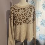 Nine West Leopard Knitted Sweater size XL Photo 0