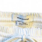 Urban Outfitters White w/Mint stripe Jogger Track Pants Size Small Photo 1