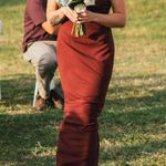 David's Bridal  Maroon / Wine Formal Dress  Photo 0