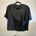 Truth and Pride 100% Leather T shirt Black Size L Photo 1