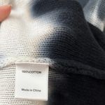 Evereve  Knit Top Sleeveless Sweater Vest Blue Tie‎ Dye Cotton Boho Grunge L Photo 4