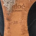 Chloé Chloe Black Suede knee Hig Buckle Boots Size 38/7.5 Photo 12