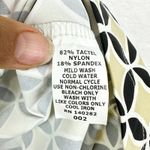 Katherine Way Shift Dress Size Medium Geometric 3/4 Sleeve Active Golf UPF 50 Tan Photo 5