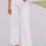 These Three Boutique  Cadence High Rise Wide Leg Jeans - White  Photo 0