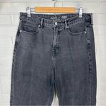 Old Navy Washed Black Extra High Rise Sky-Hi Wide Leg Jeans Size 10 Photo 4