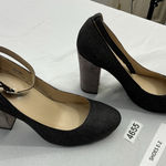 Womans Faryl Robin Maryjane Style Shoes 7.5 M Gray Block Heel Ankle Strap Photo 0