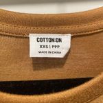 Cotton On Casual Brown Short Sleeve Crew Neck T-Shirt Mini Dress - XXS Photo 5