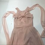 After Six  Bridemade blush chiffon maxi bow dress Photo 8