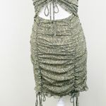 Illa Illa  S Dress Floral Green Summer Cutout Ruffle Coquette Mini Trendy Cute Photo 3