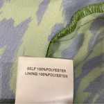 Ali & Jay  Los Angeles Abstract Green Navy Print Puff Sleeve Top Photo 9