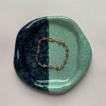 Handmade  Gold Beaded Bracelet Photo 1