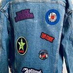 Levi's Vintage 90s Custom Rock Band Patchwork Jean Jacket Photo 2