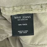 Max jeans Women’s Snap Front Lace Detail Lightweight Jacket Olive Green Size M Photo 9