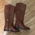 INC  Women’s Fawne Genuine Leather Knee High Riding Boots NWT Women’s 7.5M Brown Photo 2