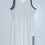 Athleta Womens Tennis Running White Black Trim Smash Bra Liner Dress Photo 2
