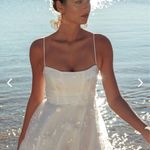 Selfie Leslie  Athens Floral Bow Mini Dress White Photo 0