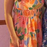 Maggy London Floral Maxi High Neck Dress Photo 3