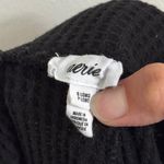 Aerie  Black Ribbed Flare Pants Size Small Long Photo 2