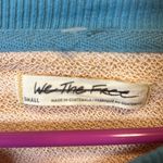 We The Free NWOT Free People Classic Striped Crew Latte Combo peach blue Photo 4