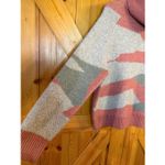 Lush Clothing Lush Colorblock Knit Sweater Size Large (6418) Photo 1