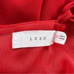 Lush Clothing Lush Romper Red Backless Chiffon Sleeveless M Dressy Party Vacation Cocktail Photo 11