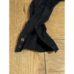 Tommy Bahama  Womens L‎ Black Long Sleeved Button Up Silk Wool Blend Sheer Shirt Photo 9