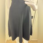 Line Mesh Fit & Flare Mini Black Skater Dress Women's Size S Photo 10