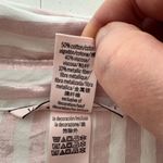 Victoria's Secret  Metallic Striped Button Front Sleep Shirt Size Medium Photo 3