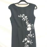 Sarah Spencer Vintage Size 4  Sleeveless Floral Cocktail Dress Black Tie Formal Women’s Photo 2