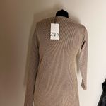 ZARA Gold Dress NWT Photo 5