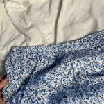 Cotton On Floral Blue White Elastic Waist Maxi Skirt Extra Large XL Photo 2