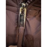 Calvin Klein Womans Puffer Full Zip Jacket Coat Plum Size Large Sorona Aura Photo 9