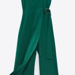 ZARA NEW Satin Effect Sleeveless Jumpsuit Photo 4