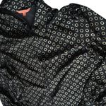 Modcloth  womens large black chiffon gold light weight button up collared top​ Photo 9