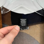 NWT Clara Sunwoo Long Sleeve Crossover Faux Wrap Top Tan Watercolor Gold XL (16) Photo 8